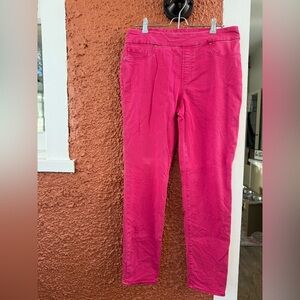 Chico's Women’s Jeggings Jean Hot Pink Size 8R or 1R